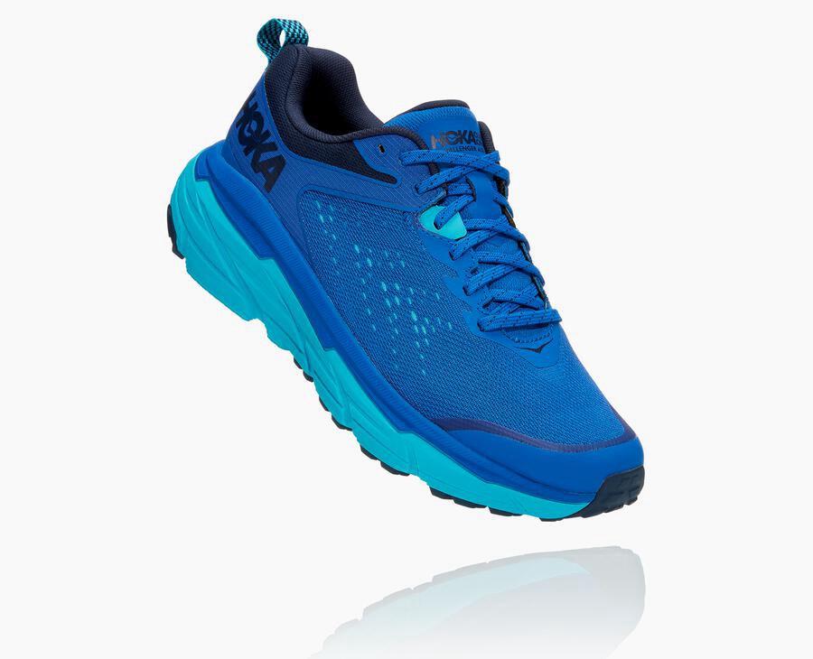 Zapatillas Trail Hoka One One Hombre - Challenger Atr 6 - Azules - KOT108729